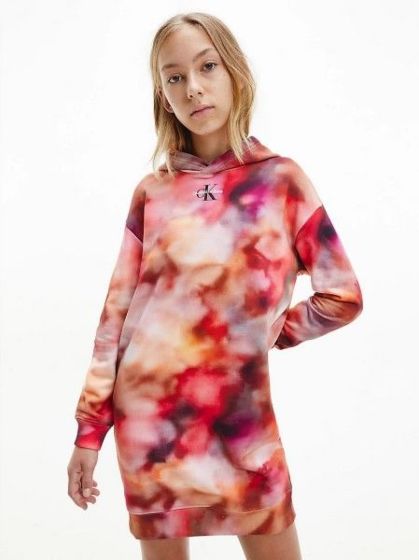 Calvin Klein - Distorted Dress - Pink tie dye