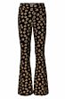 Looxs Little - Flared Broek Winter Flower - Zwart