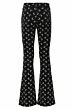 Looxs 10sixteen - Flared Pants Dark Moon - Zwart