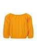 Looxs Sixteen - Cropped Blouse - Geel/Oranje