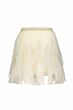 Like Flo - Shauni Mesh Rokje - Offwhite