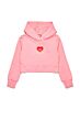 Diesel - Cropped Hoodie Heart Scuorehood - Roze