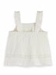 Scotch&Soda - Crinkle Top - Offwhite