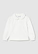 Mayoral - Polo Ruffle Longsleeve - Wit