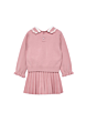 Abel&Lula - Pleated Knit Set - Roze