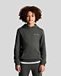 Lyle & Scott Kids - Script Hoodie - Gunmetal