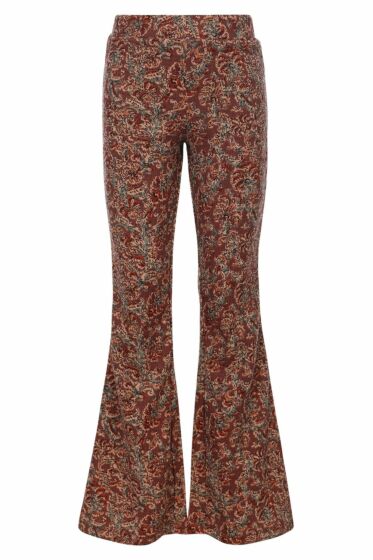 Looxs - Flared Pants Crinkle - indian flower 