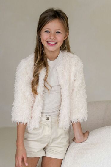 Like Flo - Doris Feather Vest - Offwhite