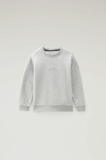 Woolrich - Logo Sheep Sweater - grey