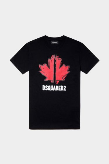 DSQUARED2 - Cool Fit Paint Logo t-shirt - black