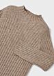 Mayoral - Rib Turtleneck Longsleeve - brown