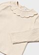 Mayoral - Ruffle Longsleeve - Beige