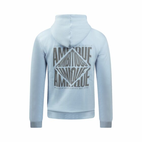 Ambique - Sam Hoodie Backprint - Lichtblauw