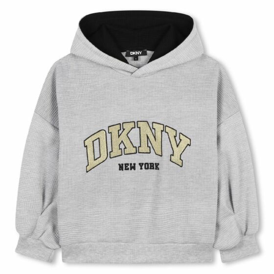 DKNY - Waffle Hoodie - Grijs