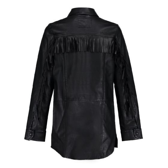 Frankie & Liberty fringes blouse fake leather