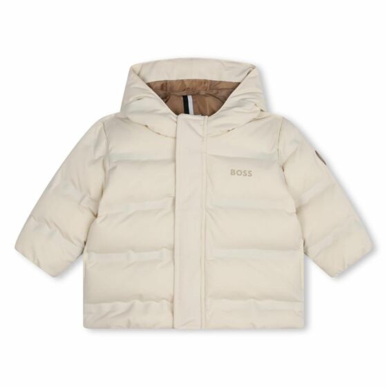 Boss - Gewatteerde Winterjas - Beige