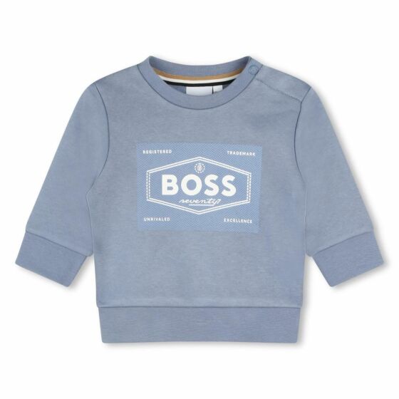 Boss - Logo Sweater - Blauw