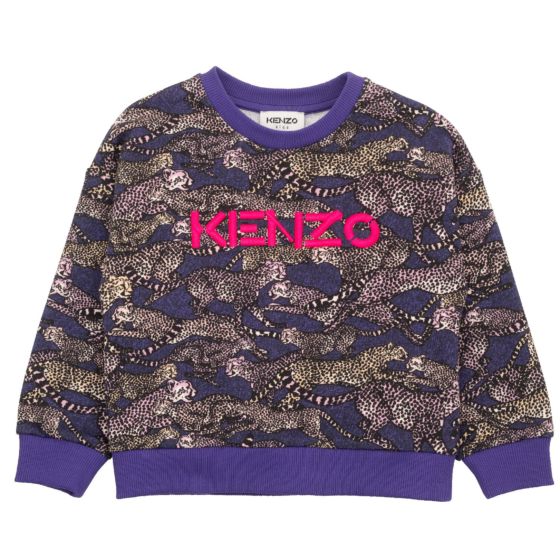 Kenzo - Sweater all-over print - plum purple