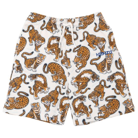 Kenzo - Tigers all over Short - offwhite