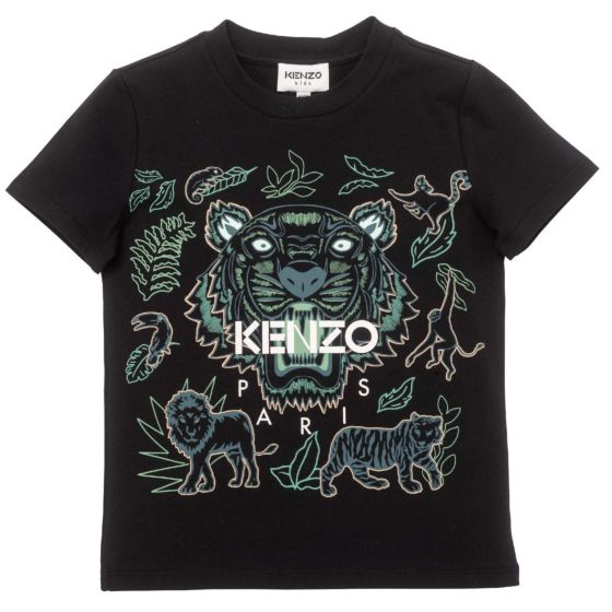 Kenzo - T-shirt Tijger - zwart