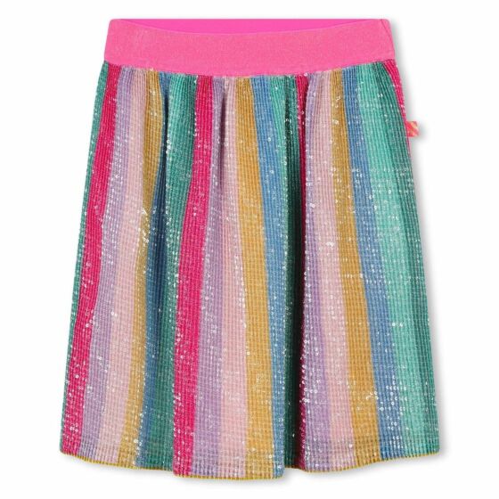 Billieblush - Rainbow Pailletten Rok - Multicolor