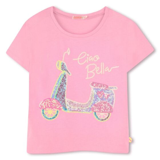 Billieblush - T-Shirt Ciao Bella - Roze