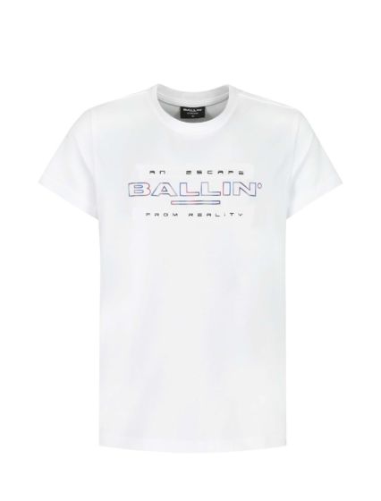 Ballin - T-Shirt Reflect logo - white