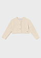 Mayoral - Fluffy Cropped Vestje - Beige