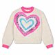 Billieblush - Knit Sweater Heart - Ivoor