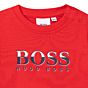 Hugo Boss longsleeve logo shirt - rood