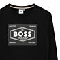 Boss - Logo Longsleeve - Zwart 