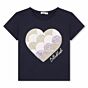 Billieblush - T-Shirt Heart - Navy