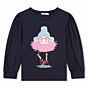 Billieblush - Longsleeve Print - Navy