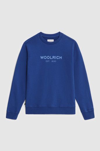 Woolrich Sweater B'S Logo electric blue